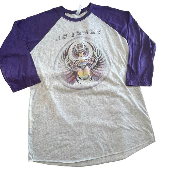 Next Level Other - Journey 2019 Captured Purple Scarab Tour Unisex Baseball Raglan Shirt 3/4 sleeve